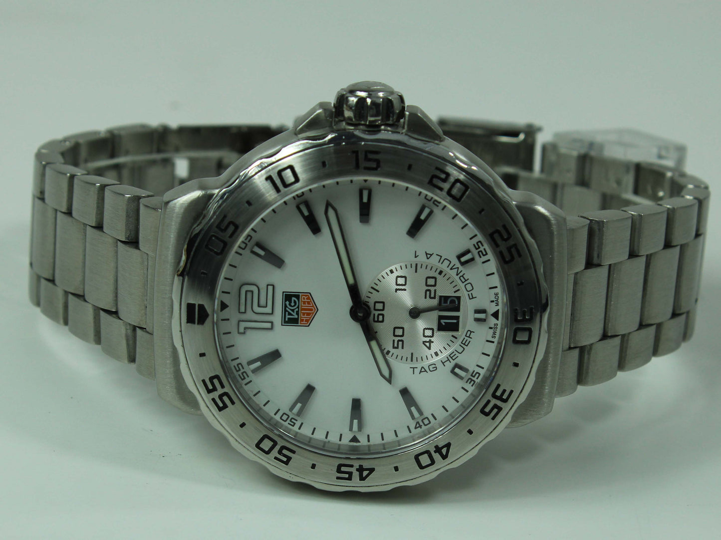 Tag Heuer Fórmula 1 Acero Inoxidable Esfera Blanca 42mm