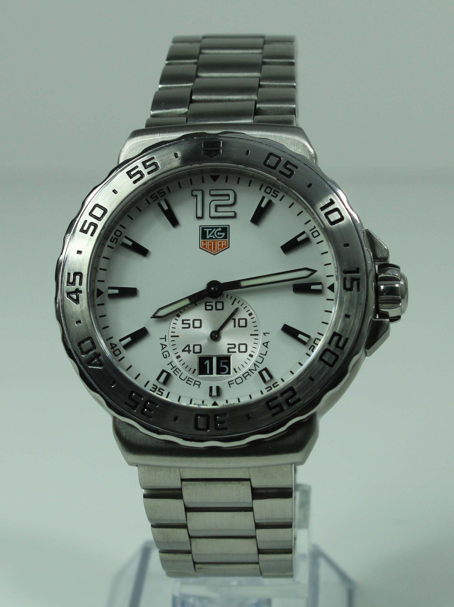 Tag Heuer Fórmula 1 Acero Inoxidable Esfera Blanca 42mm