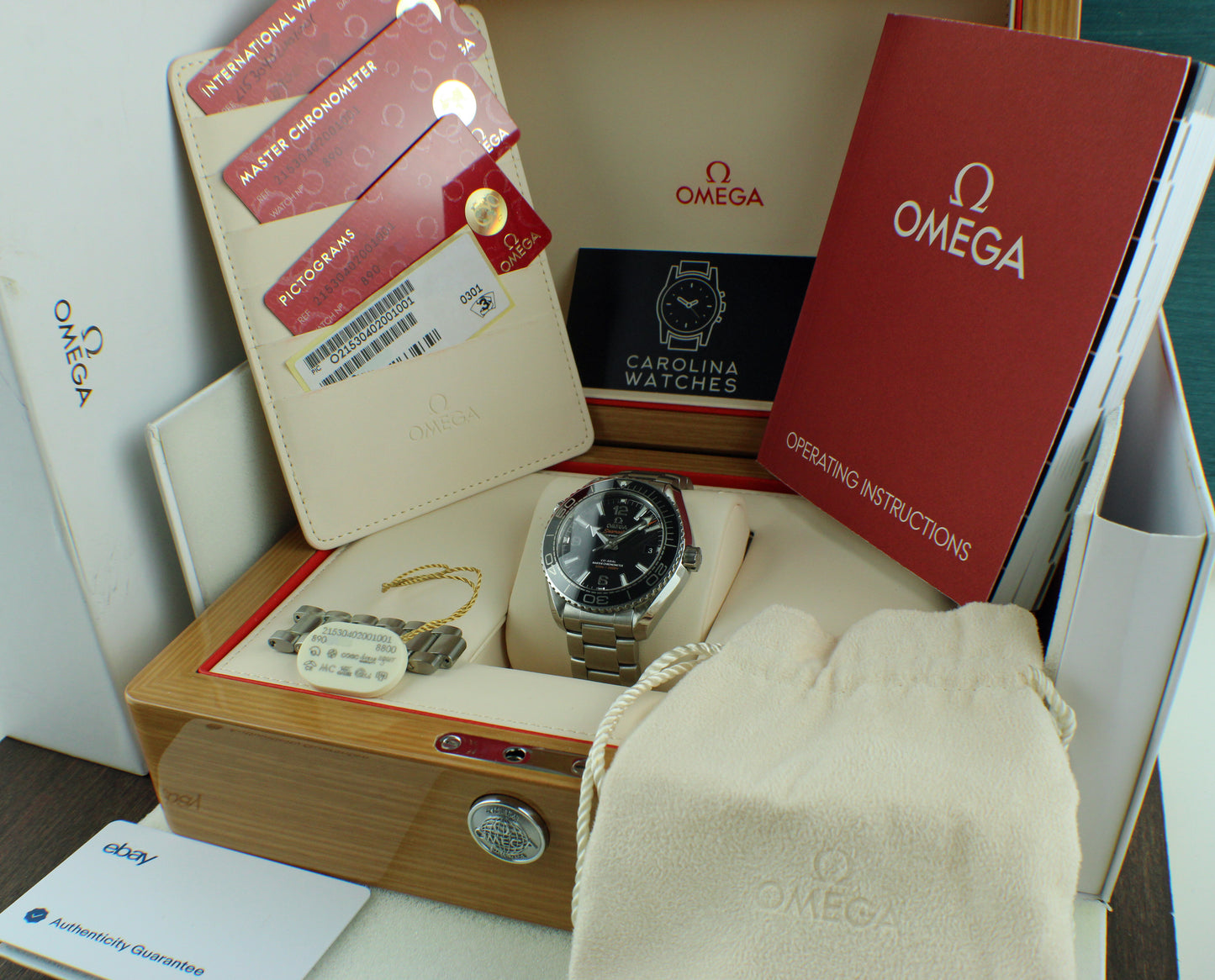 Omega Seamaster Planet Ocean Co-Axial 39.5MM Black 600M 215.30.40.20.01.001