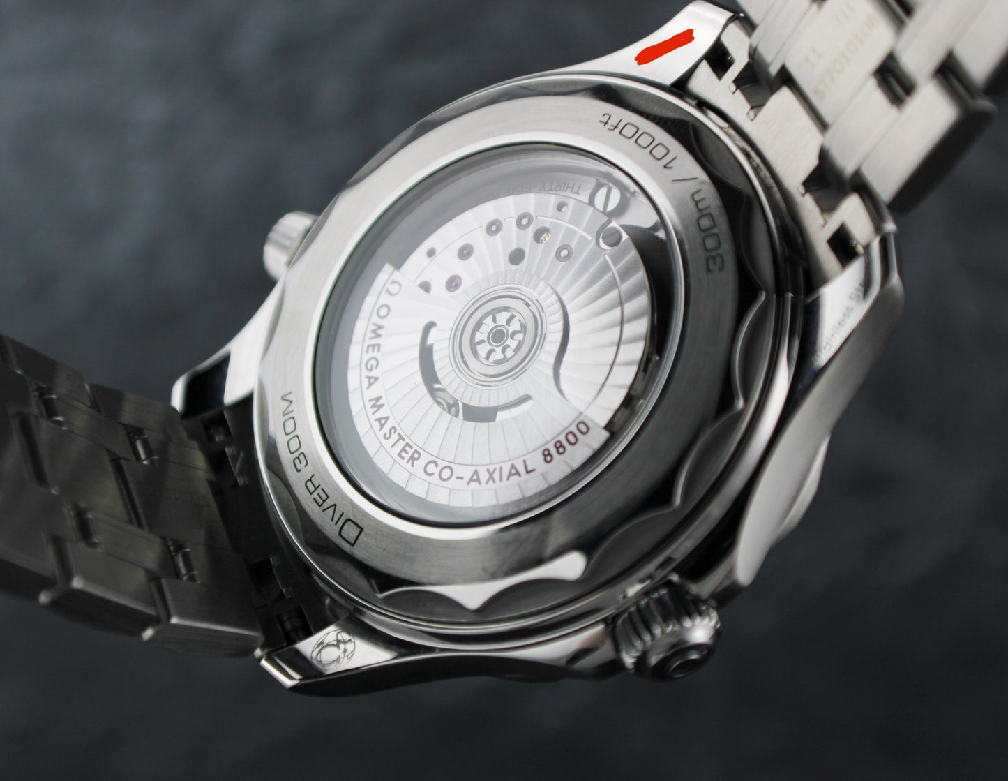 OMEGA Seamaster Diver 300M 210.30.42.20.10.001 Green “Seaweed” Steel & Rubber Deployant