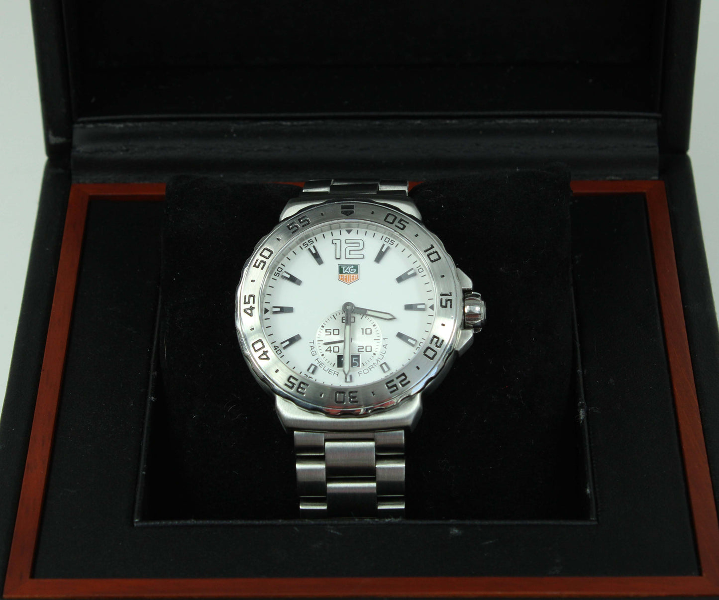 Tag Heuer Fórmula 1 Acero Inoxidable Esfera Blanca 42mm