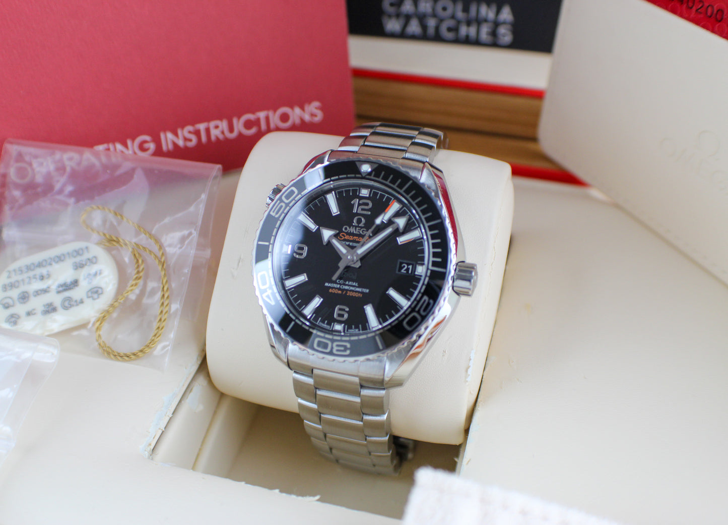 OMEGA Seamaster Planet Ocean 600M 215.30.40.20.01.001 Black Steel 39.5mm