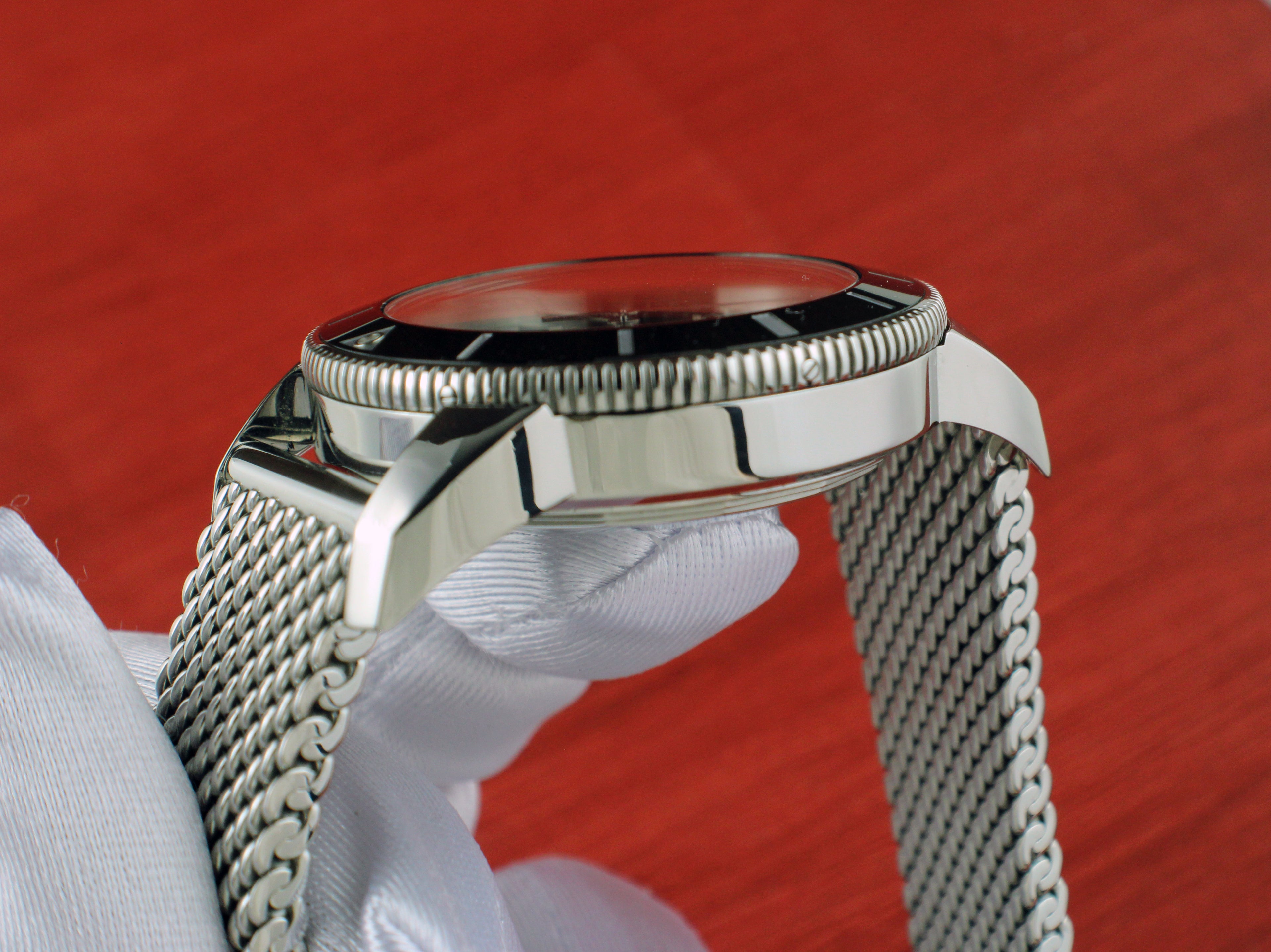 Breitling SuperOcean Heritage 44mm AB2030 Stainless Black Watch Box & Papers