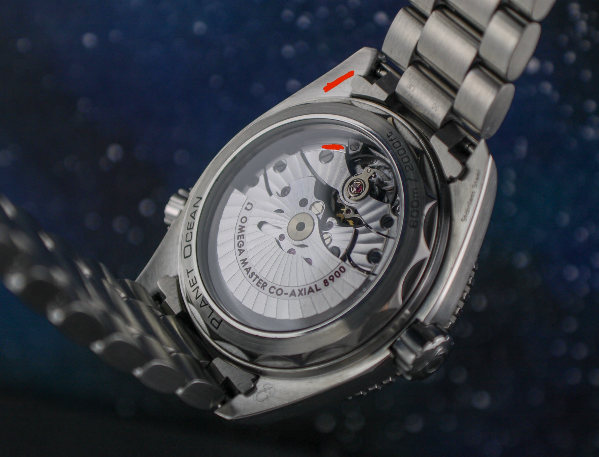 OMEGA Seamaster Planet Ocean 600M 215.30.44.21.03.001 Blue Box & Papers