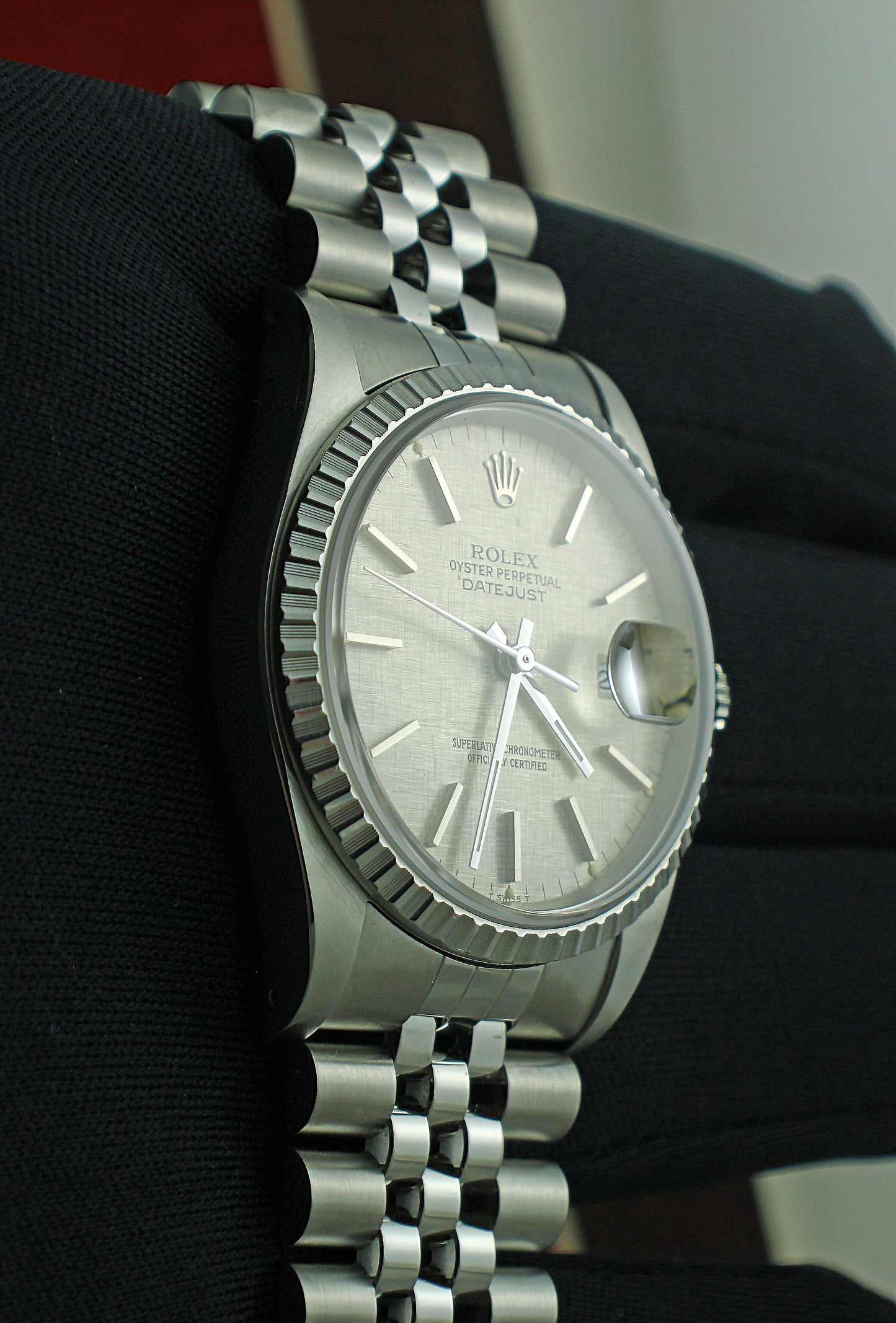 Rolex Datejust 16220 Oyster Stainless Steel Watch