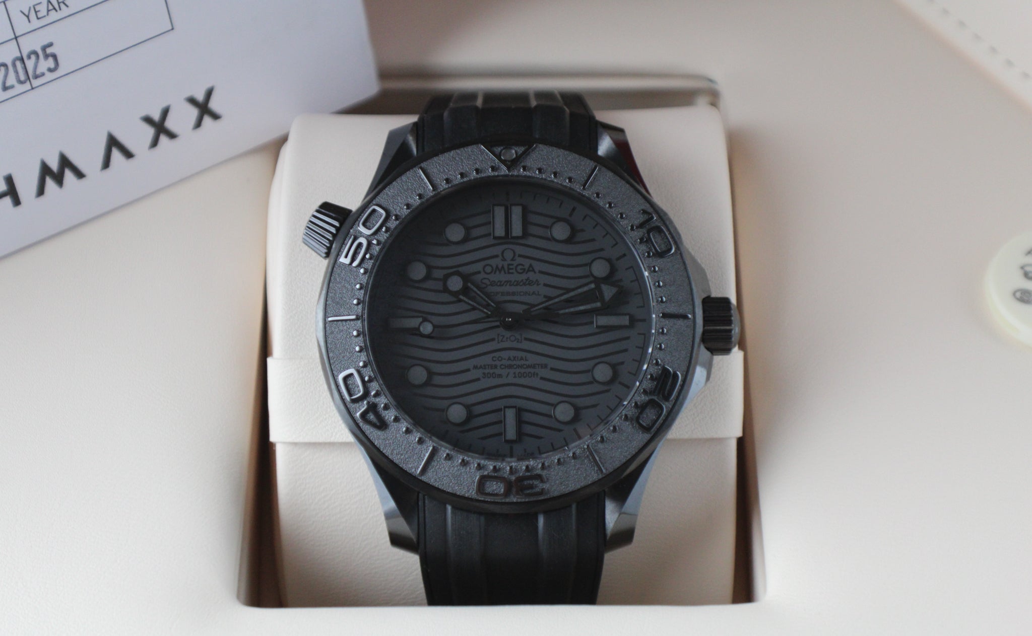 OMEGA Seamaster Diver 300M 210.92.44.20.01.003 Black Ceramic Box & Papers 2025