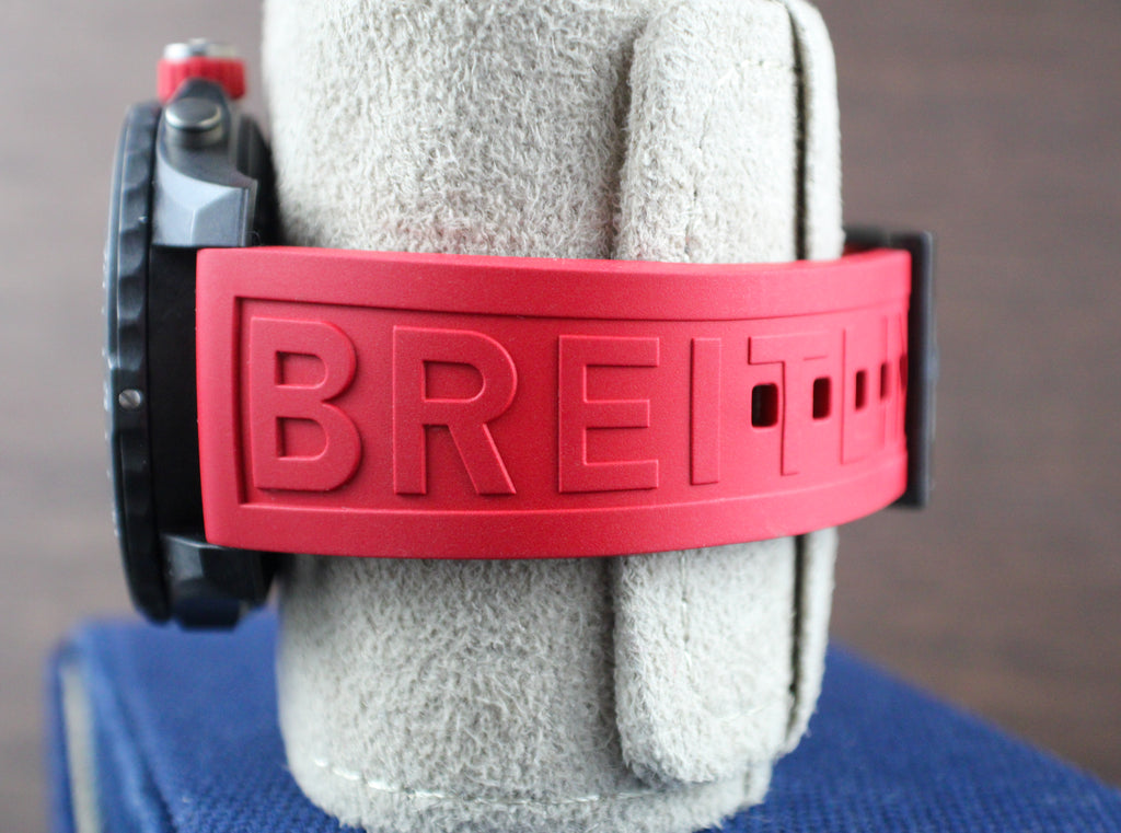 Breitling Endurance Pro X82310 44mm Red 2 OEM Straps.