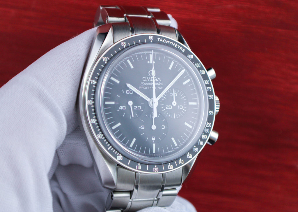 OMEGA Speedmaster Moonwatch Professional 42mm 311.33.42.30.01.002 Big Box Complete Set 4 OEM Bands
