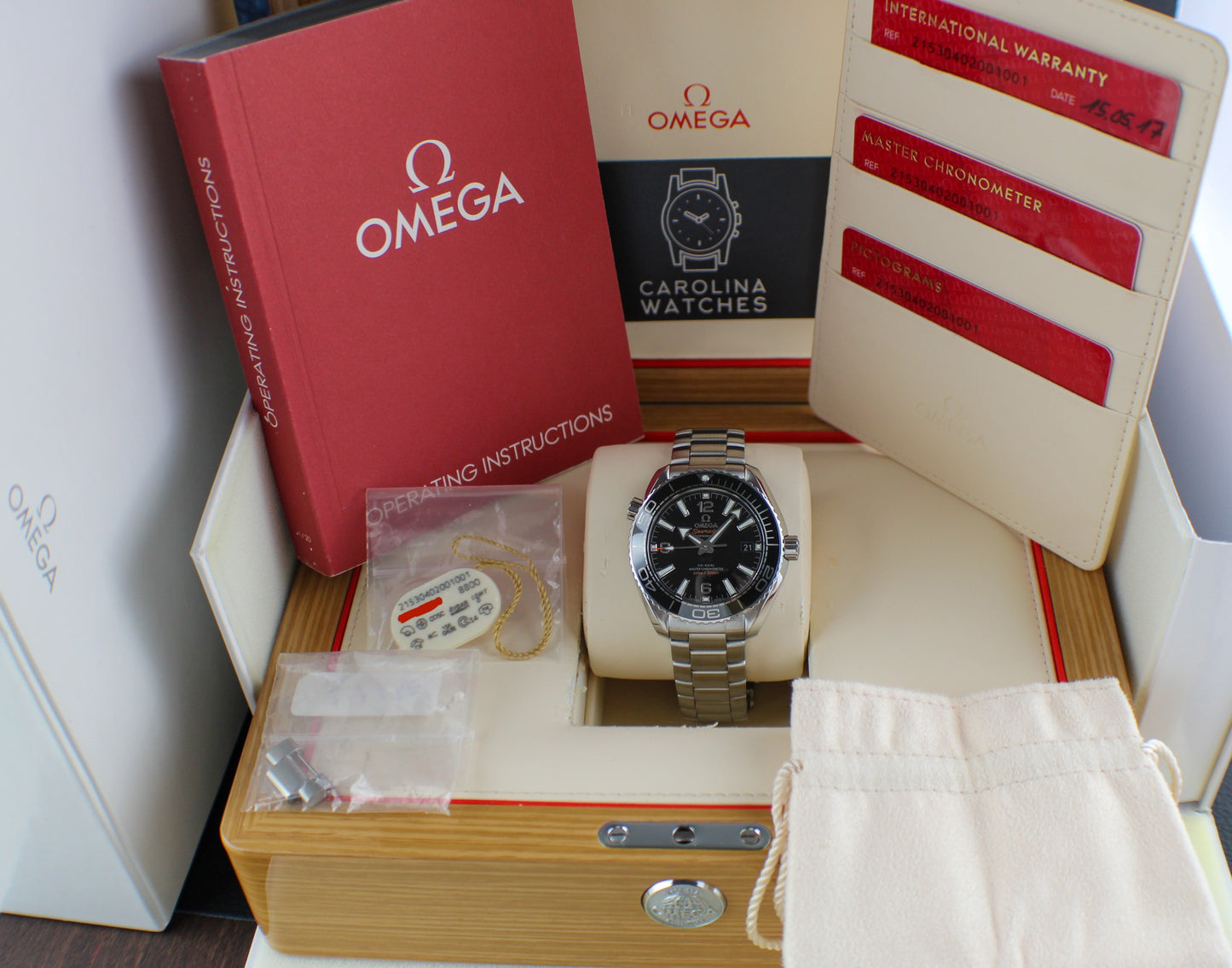 OMEGA Seamaster Planet Ocean 600M 215.30.40.20.01.001 Black Steel 39.5mm