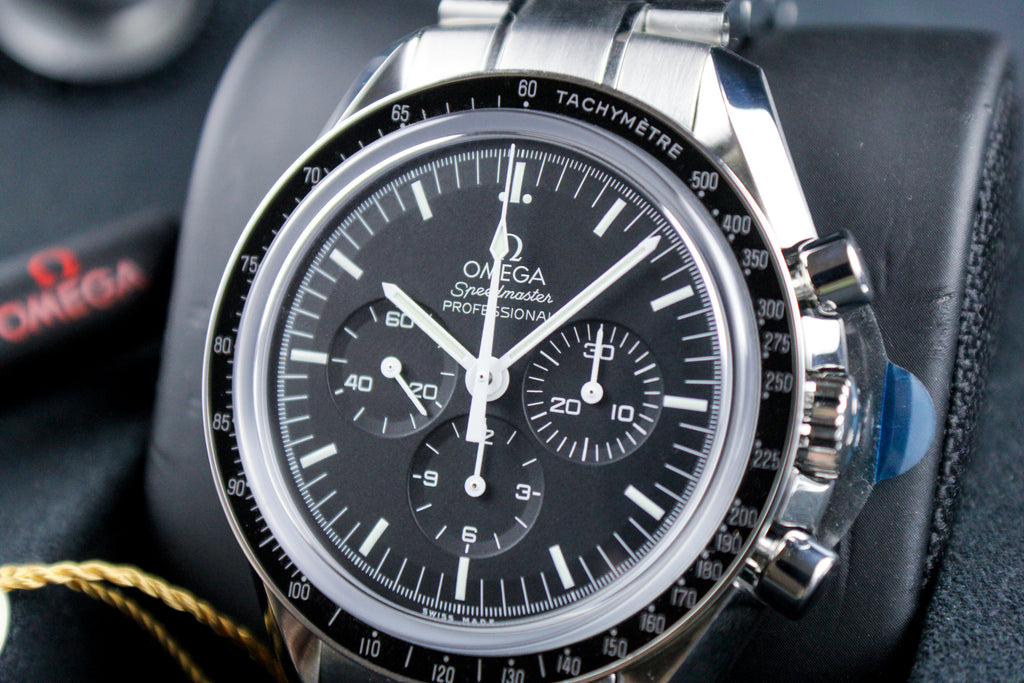 OMEGA Speedmaster Moonwatch Professional 42mm 311.33.42.30.01.002 Big Box Complete Set 4 OEM Bands