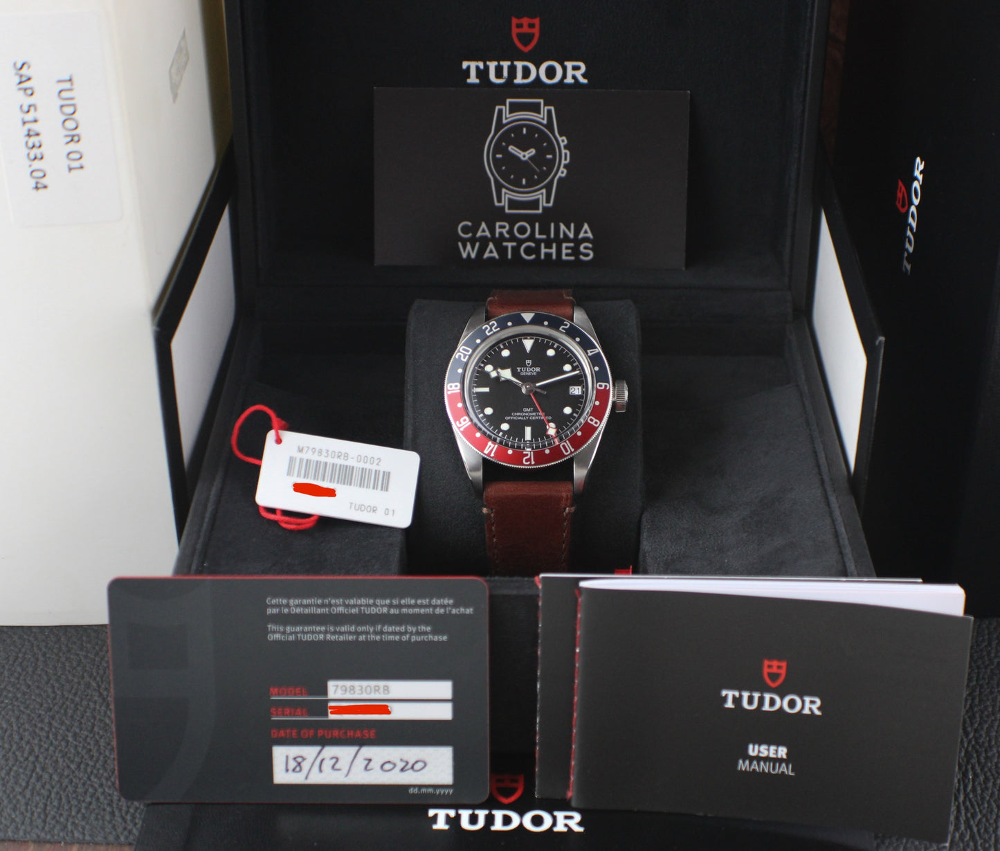 TUDOR Black Bay 79830RB Pepsi GMT 41mm Box & Papers