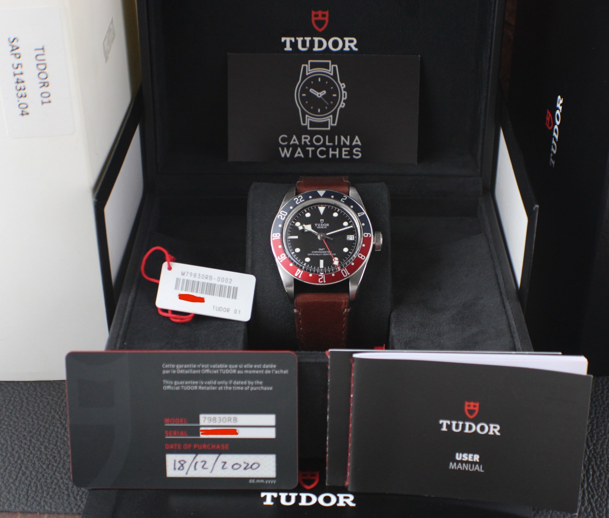 TUDOR Black Bay 79830RB Pepsi GMT 41mm Box & Papers