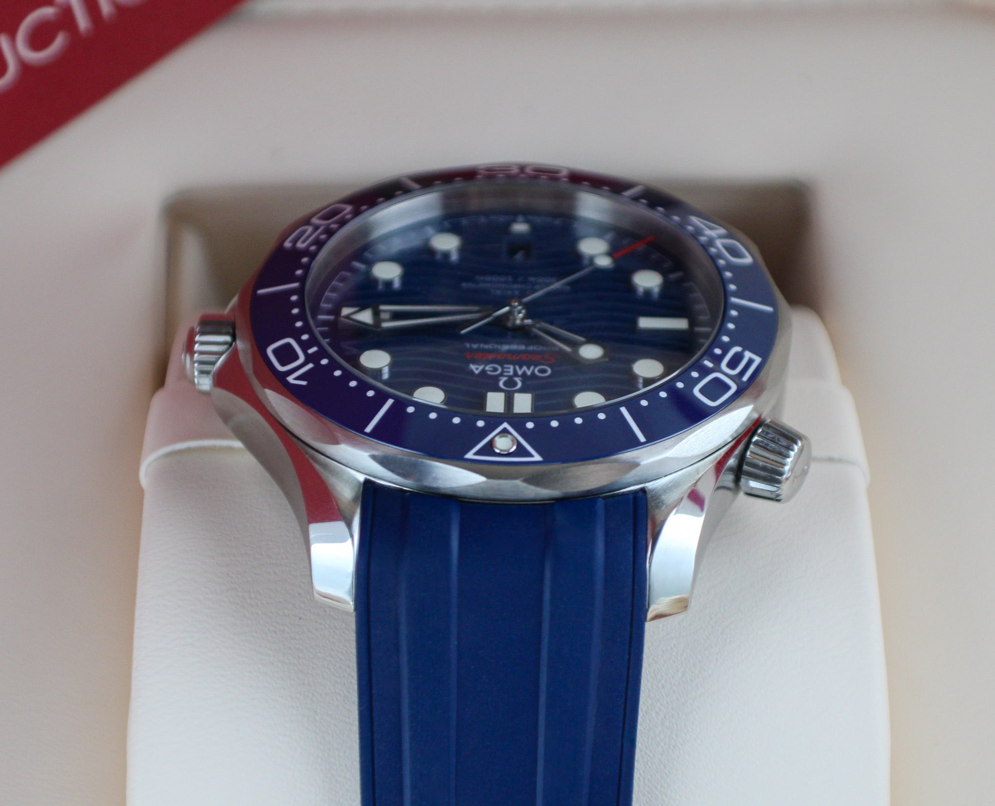 Omega Seamaster Diver 300M 210.32.42.20.03.001 Blue Wave Dial Box & Papers