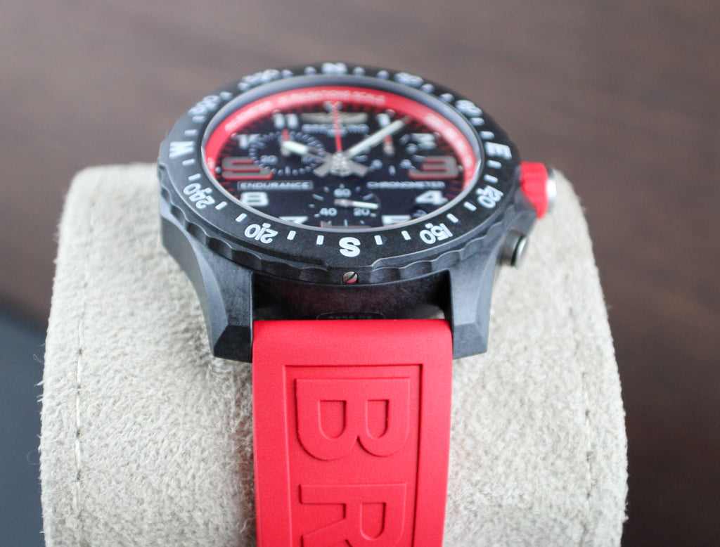 Breitling Endurance Pro X82310 44mm Red 2 OEM Straps.