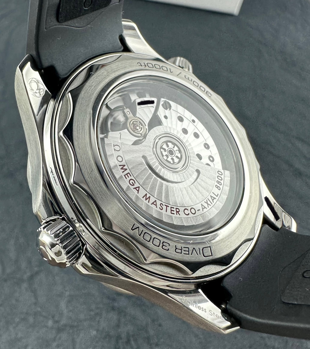 OMEGA Seamaster Diver 300M 210.30.42.20.01.001 Black Dial Rubber Box & Papers