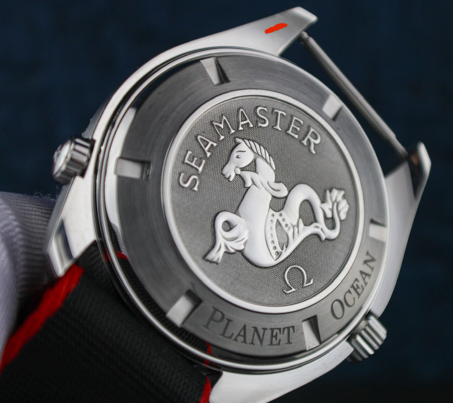 OMEGA Seamaster Planet Ocean 600M 2200.50.00 New OEM NATO Strap Box