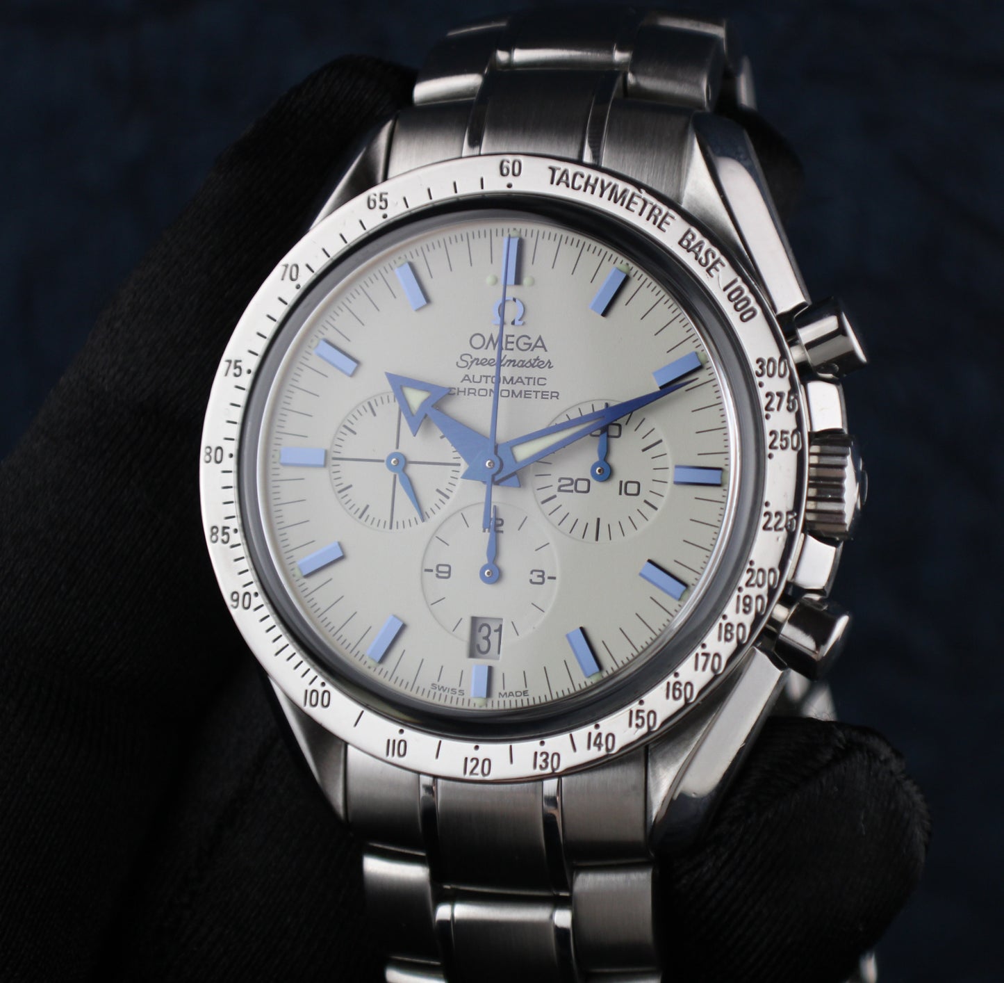 OMEGA Speedmaster Broad Arrow 3551.20.00 Box & Papers Chronograph Stainless Steel