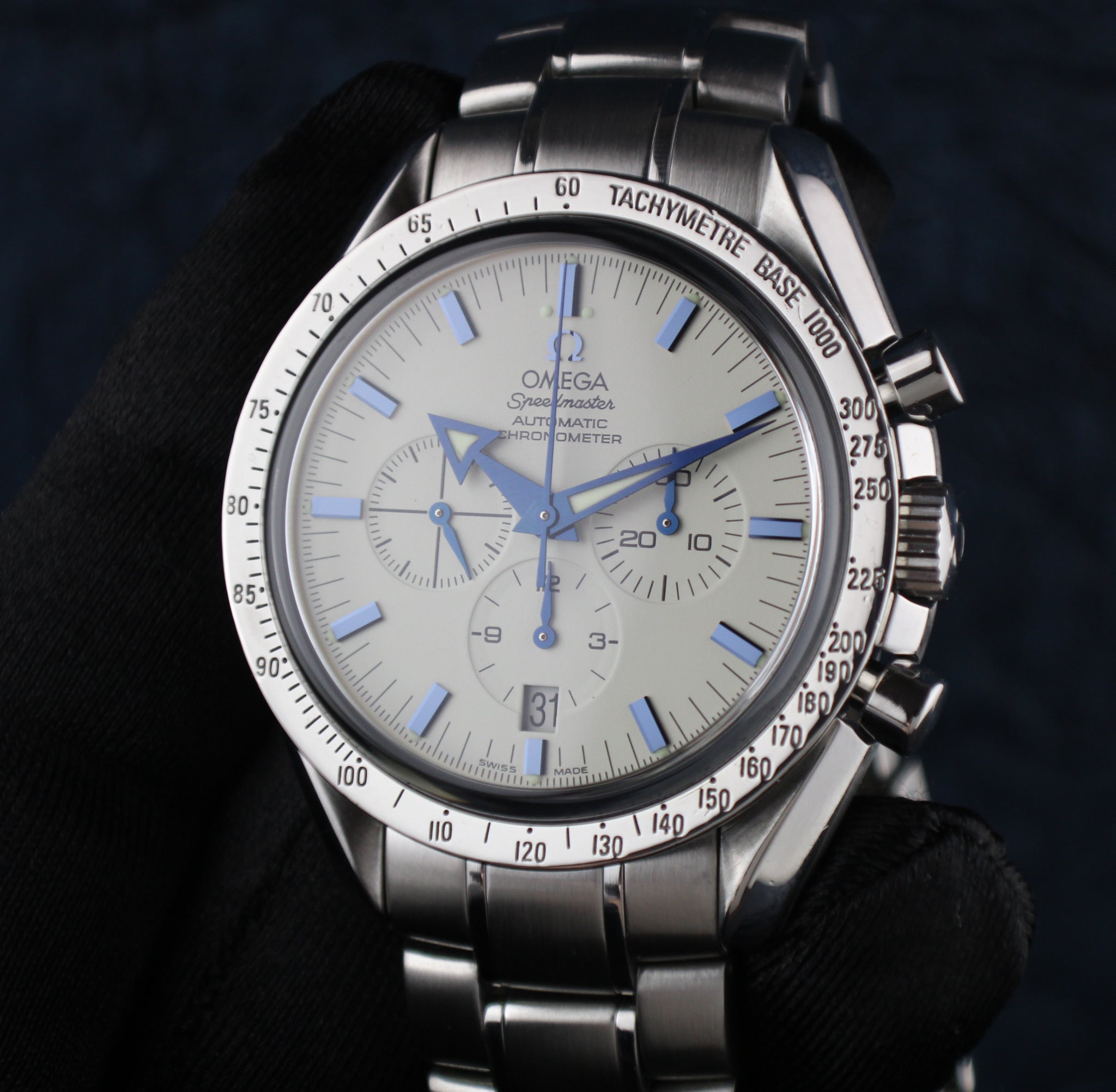 OMEGA Speedmaster Broad Arrow 3551.20.00 Box & Papers Chronograph Stainless Steel