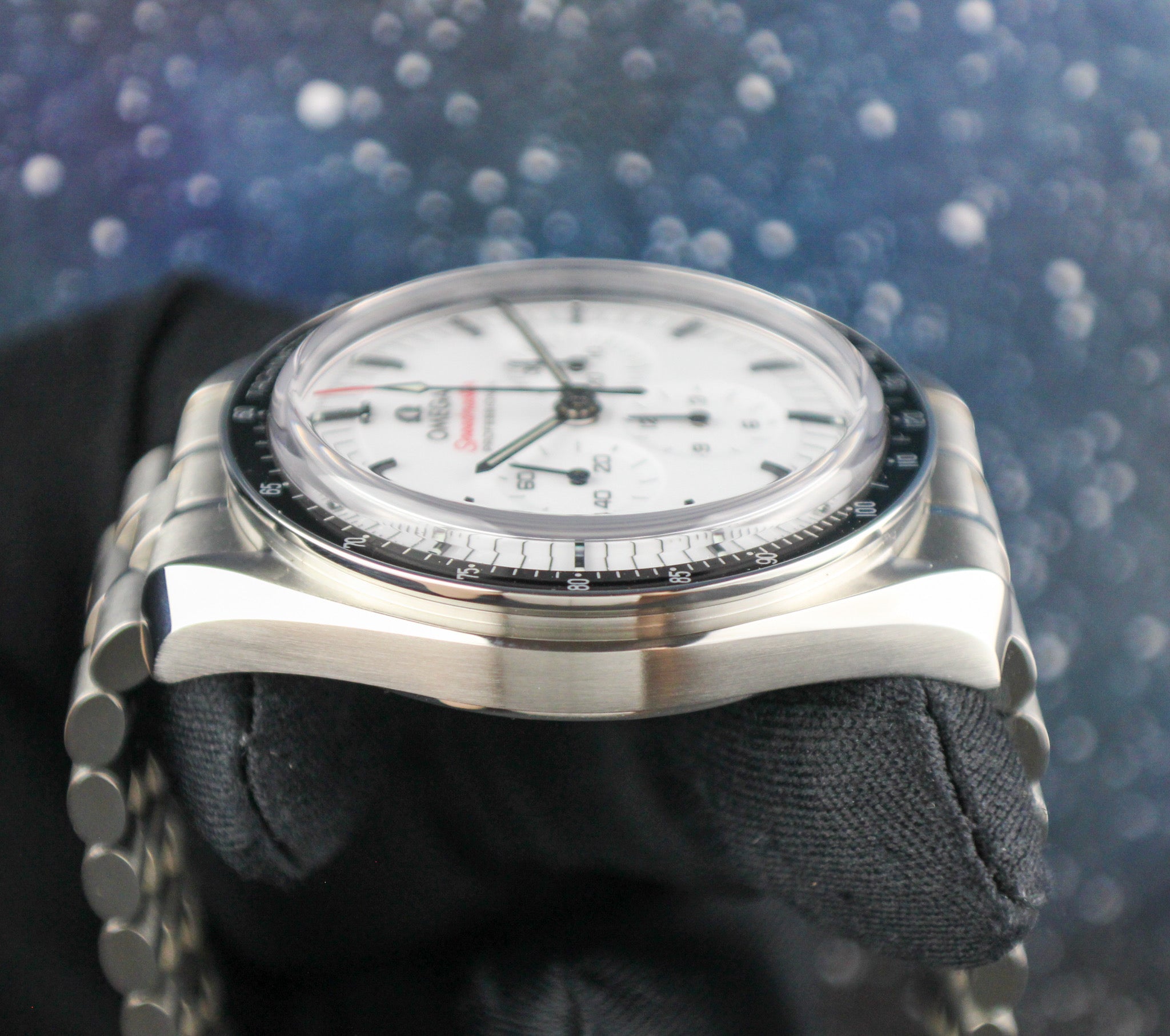 OMEGA Speedmaster Moonwatch Professional 310.30.42.50.04.001 White Dial OEM Rubber Strap & Deployant Clasp