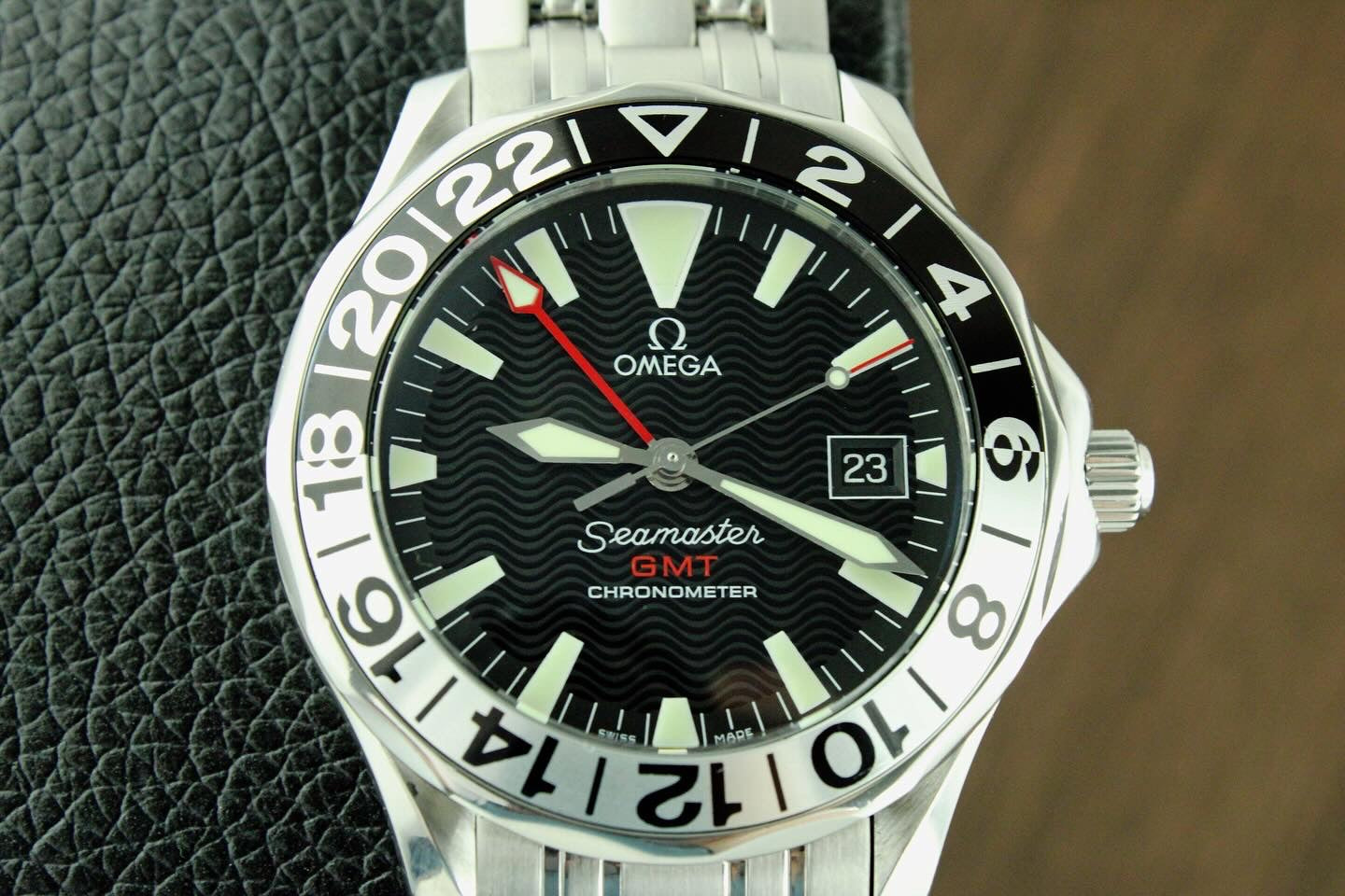 Omega Seamaster Mens 300M GMT “50th Anniversary” Automatic Chronometer Watch - Black Dial - 2534.50.00