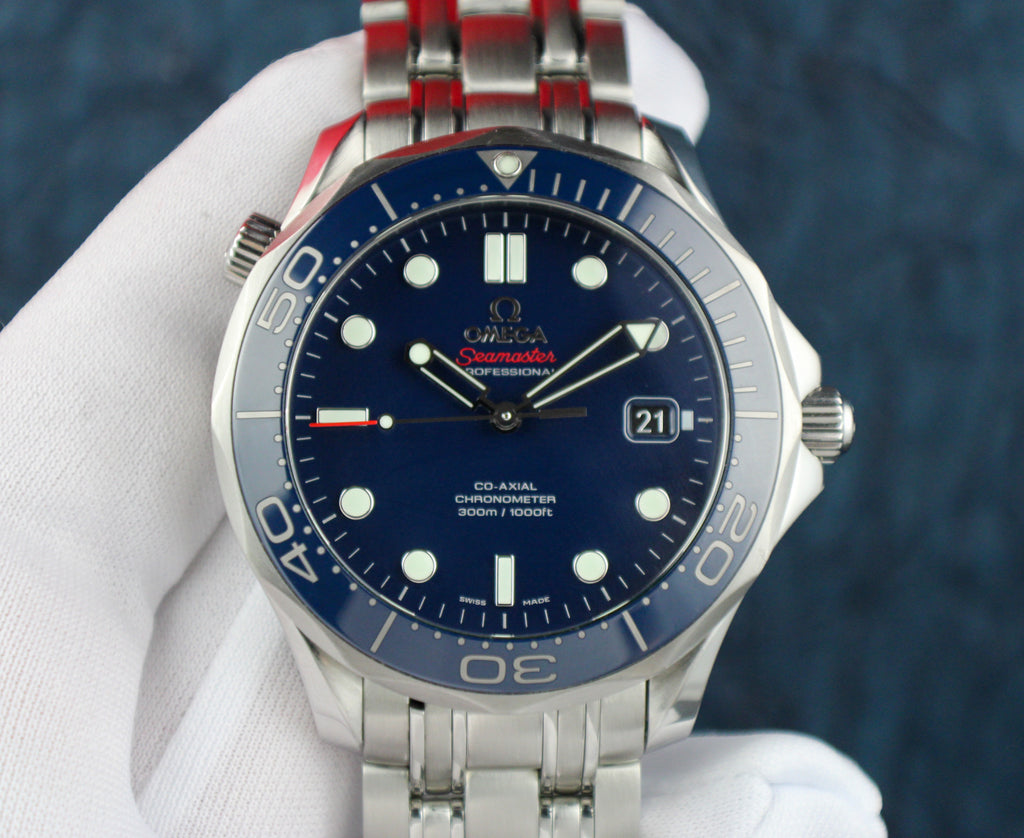 OMEGA Seamaster Diver 300M 212.30.41.20.03.001 Blue Dial Stainless Steel Ceramic