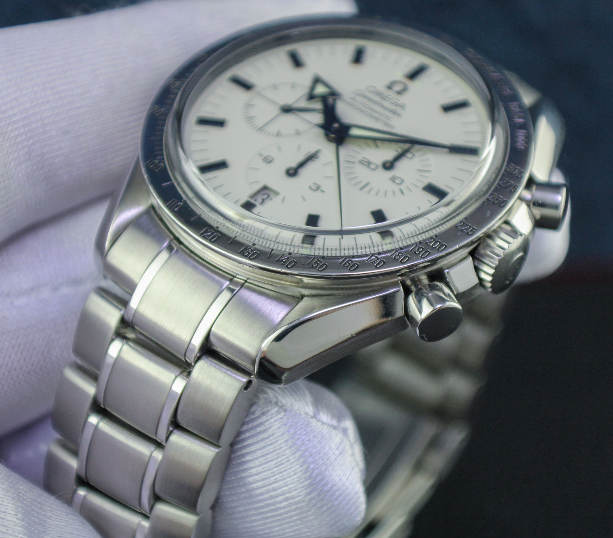 OMEGA Speedmaster Broad Arrow 3551.20.00 Box & Papers Chronograph Stainless Steel