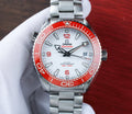 Omega Seamaster Planet Ocean 600M 215.30.44.21.04.001 “Creamsicle” White Dial Orange Bezel