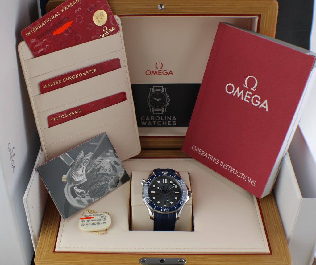 OMEGA Seamaster Diver 300M 210.30.42.20.06.001 Grey dial Blue 42 mm
