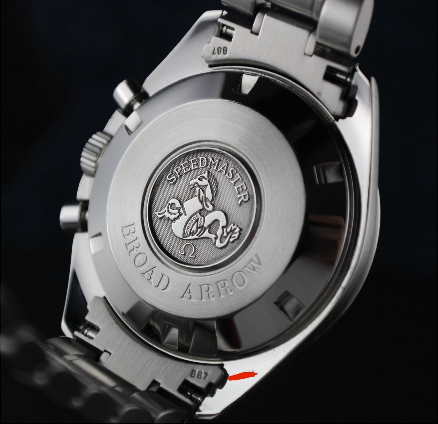 OMEGA Speedmaster Broad Arrow 3551.20.00 Box & Papers Chronograph Stainless Steel