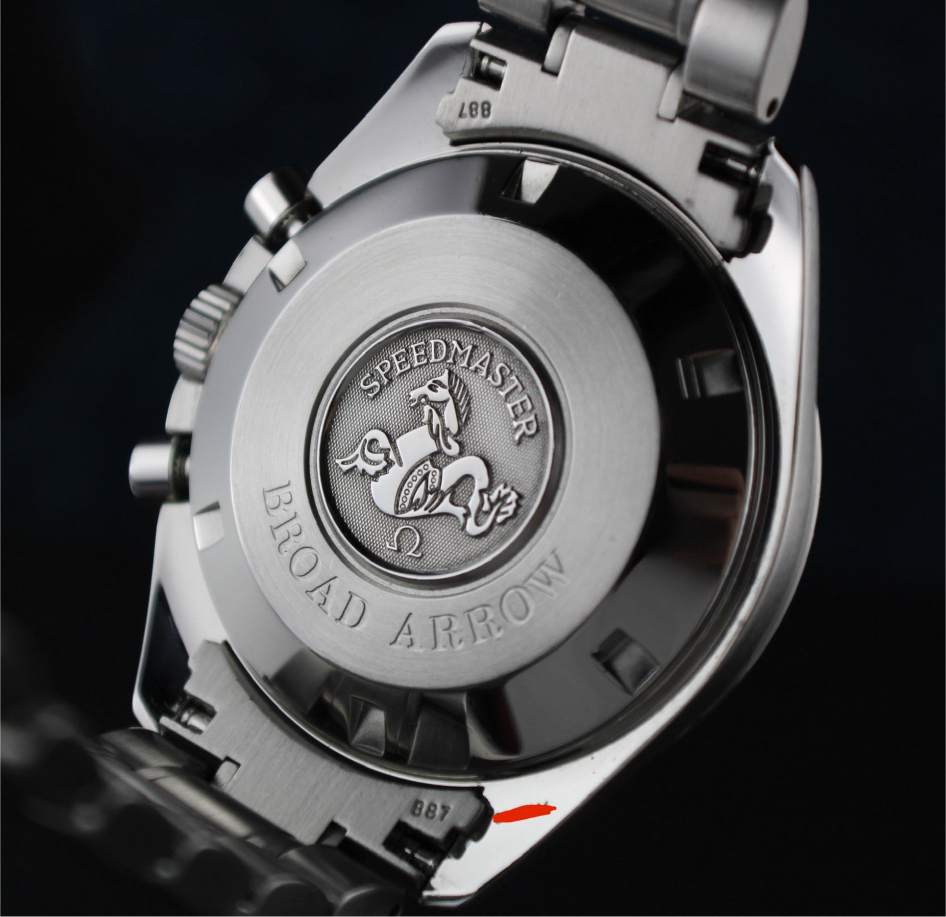 OMEGA Speedmaster Broad Arrow 3551.20.00 Box & Papers Chronograph Stainless Steel