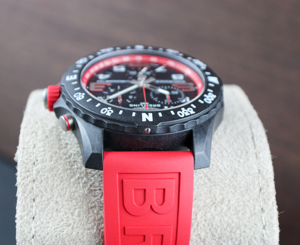Breitling Endurance Pro X82310 44mm Red 2 OEM Straps.
