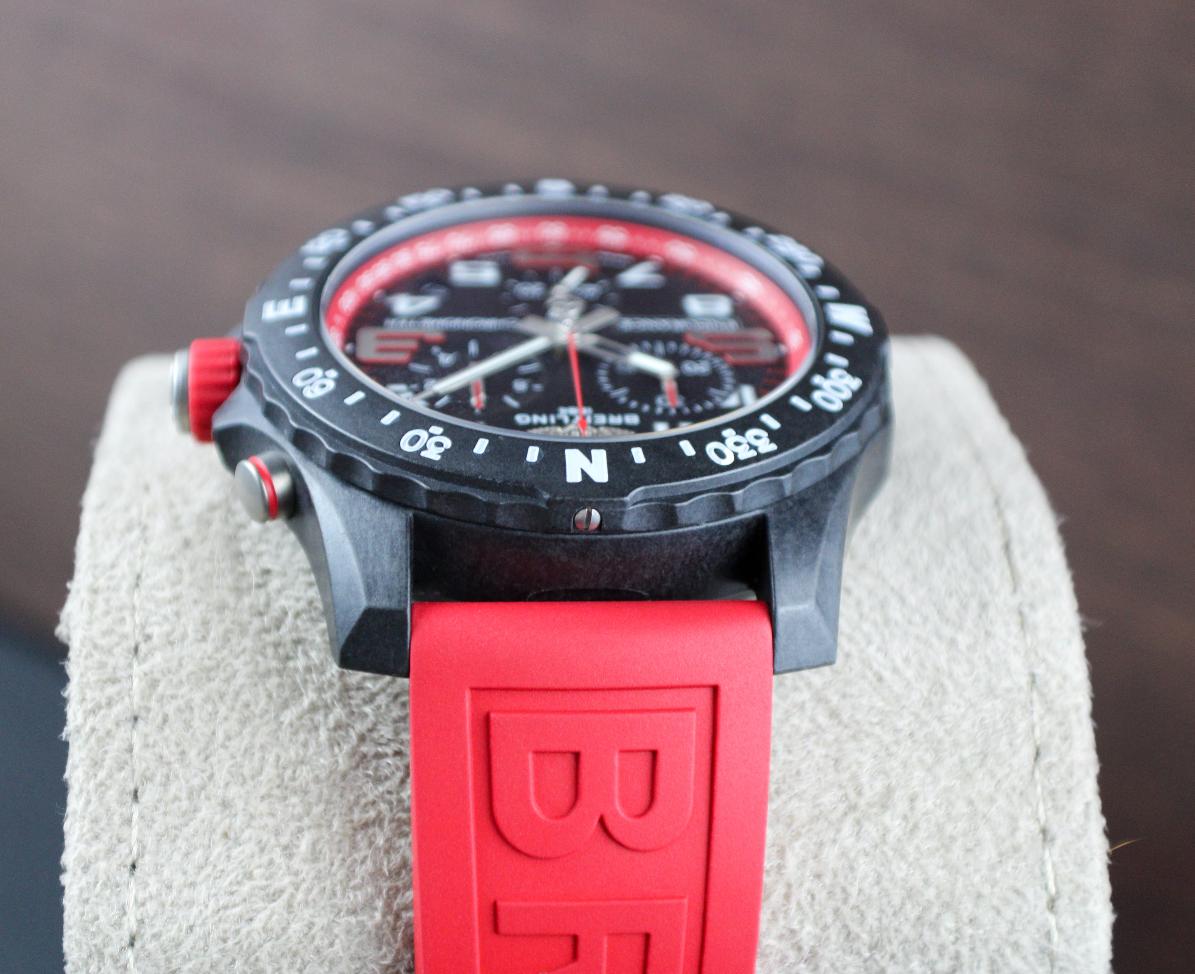 Breitling Endurance Pro X82310 44mm Red 2 OEM Straps.