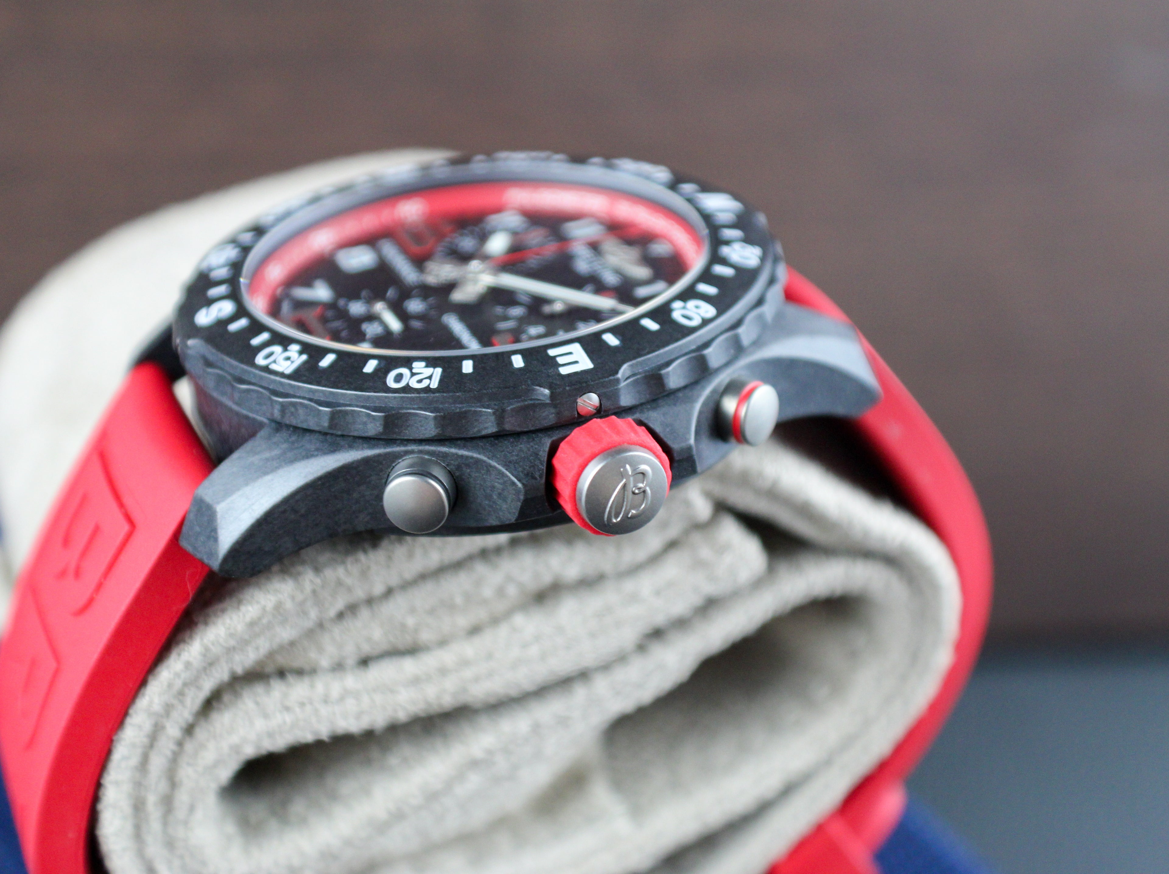 Breitling Endurance Pro X82310 44mm Red 2 OEM Straps.
