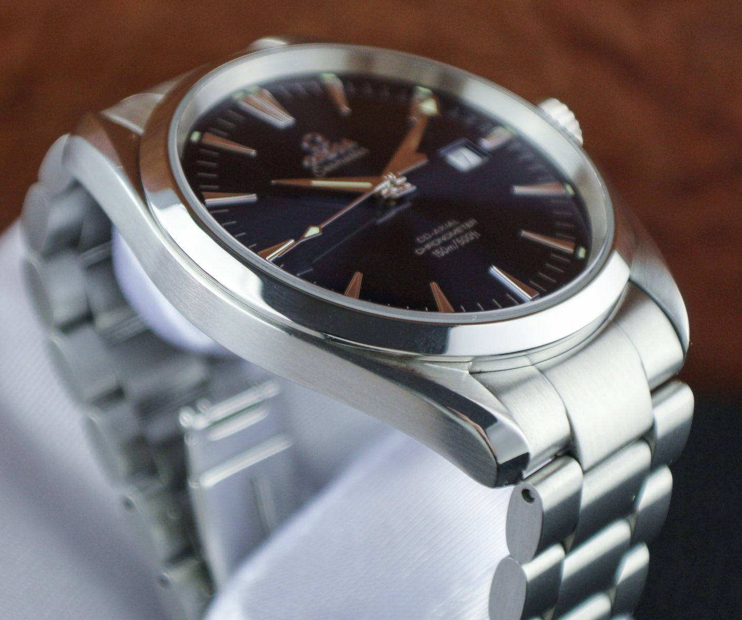 OMEGA Seamaster Aqua Terra 2502.80.00 Co-Axial Blue Dial Stainless Steel