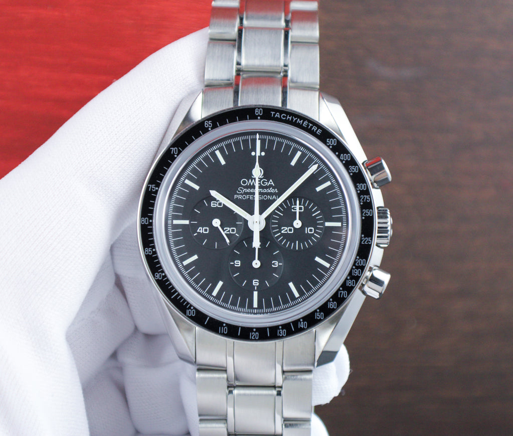 OMEGA Speedmaster Moonwatch Professional 42mm 311.33.42.30.01.002 Big Box Complete Set 4 OEM Bands