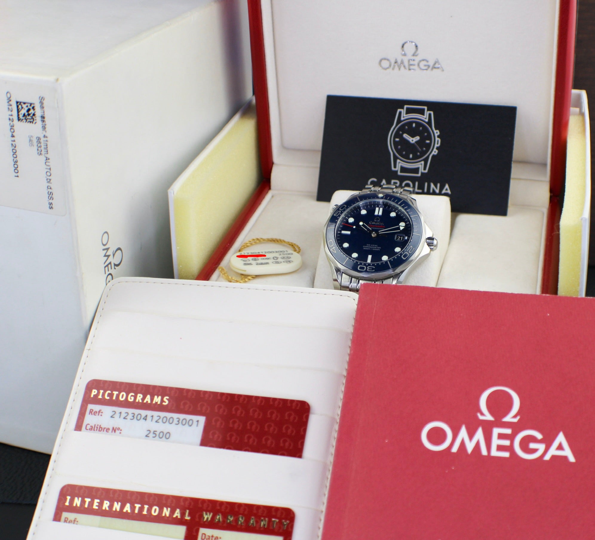 OMEGA Seamaster Diver 300M 212.30.41.20.03.001 Blue Dial Stainless Steel Ceramic