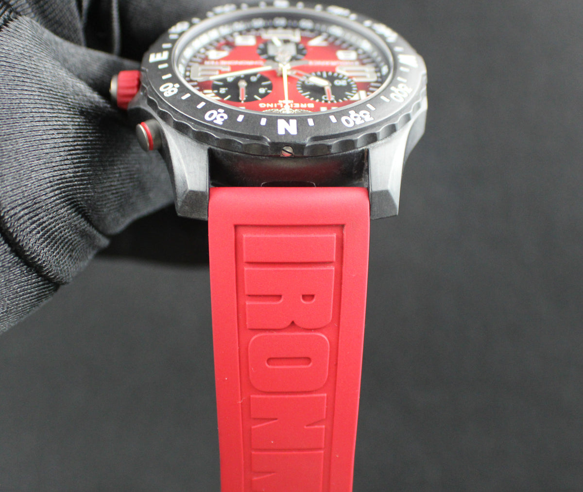Breitling Endurance Pro Ironman 44mm X823109A1K1S1 Box & Papers Red Chronograph