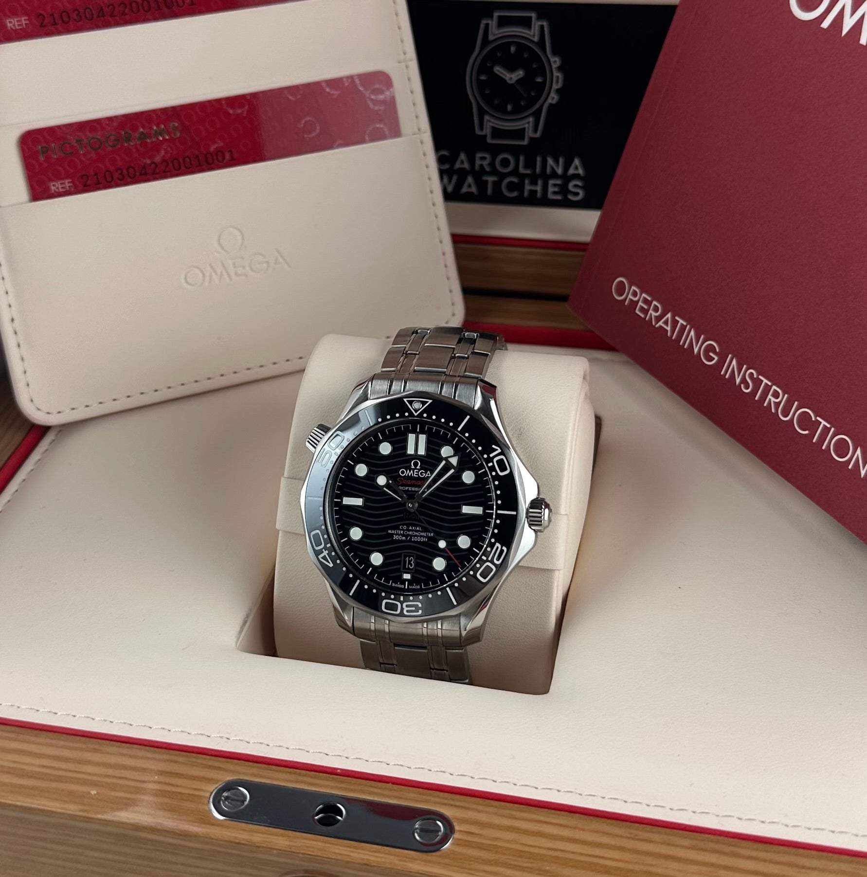 OMEGA Seamaster Diver 300M 210.30.42.20.01.001 Black Box & Papers