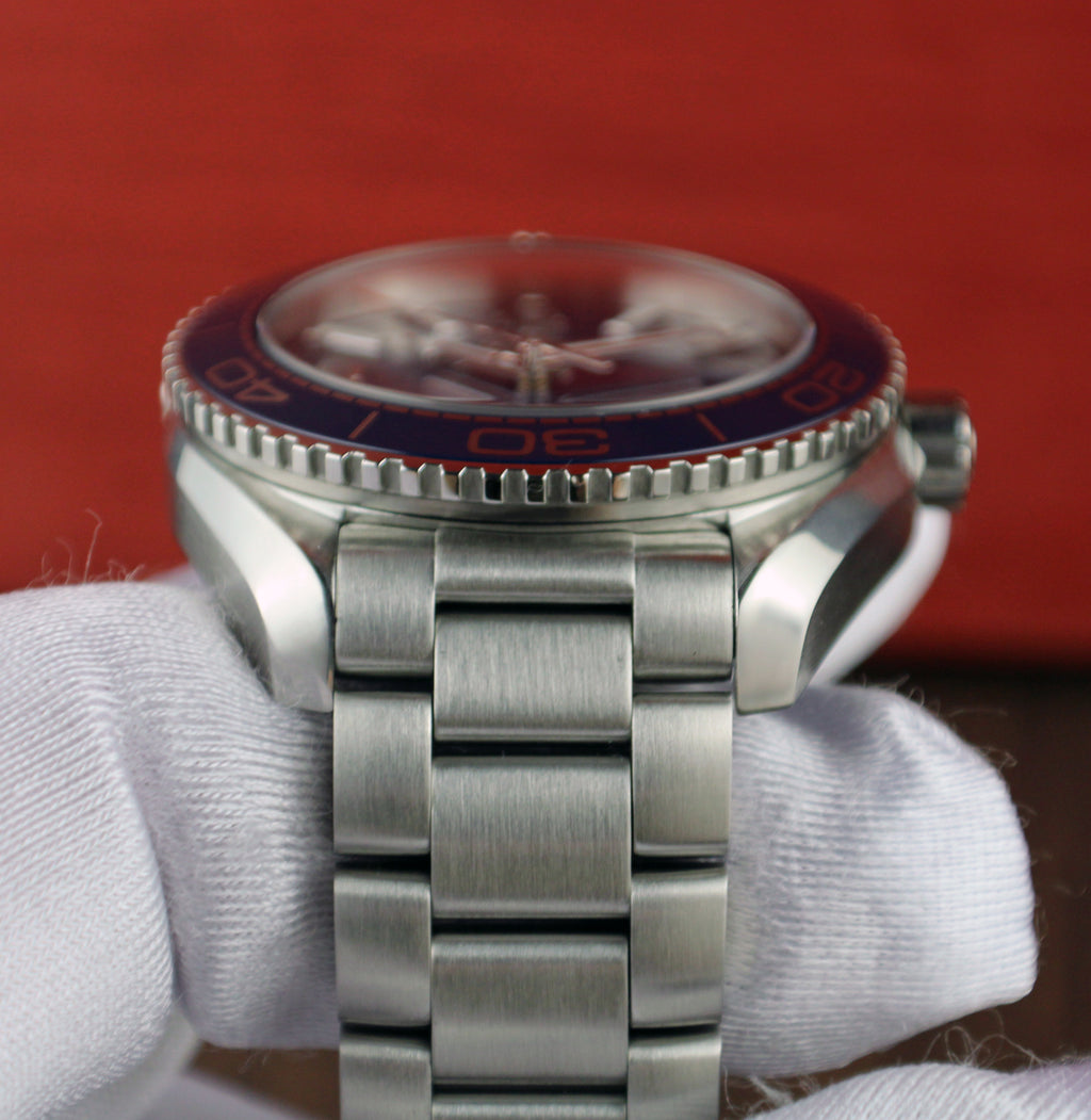 OMEGA Seamaster Planet Ocean 600M 215.30.40.20.03.001 Blue Dial Box Papers Cards