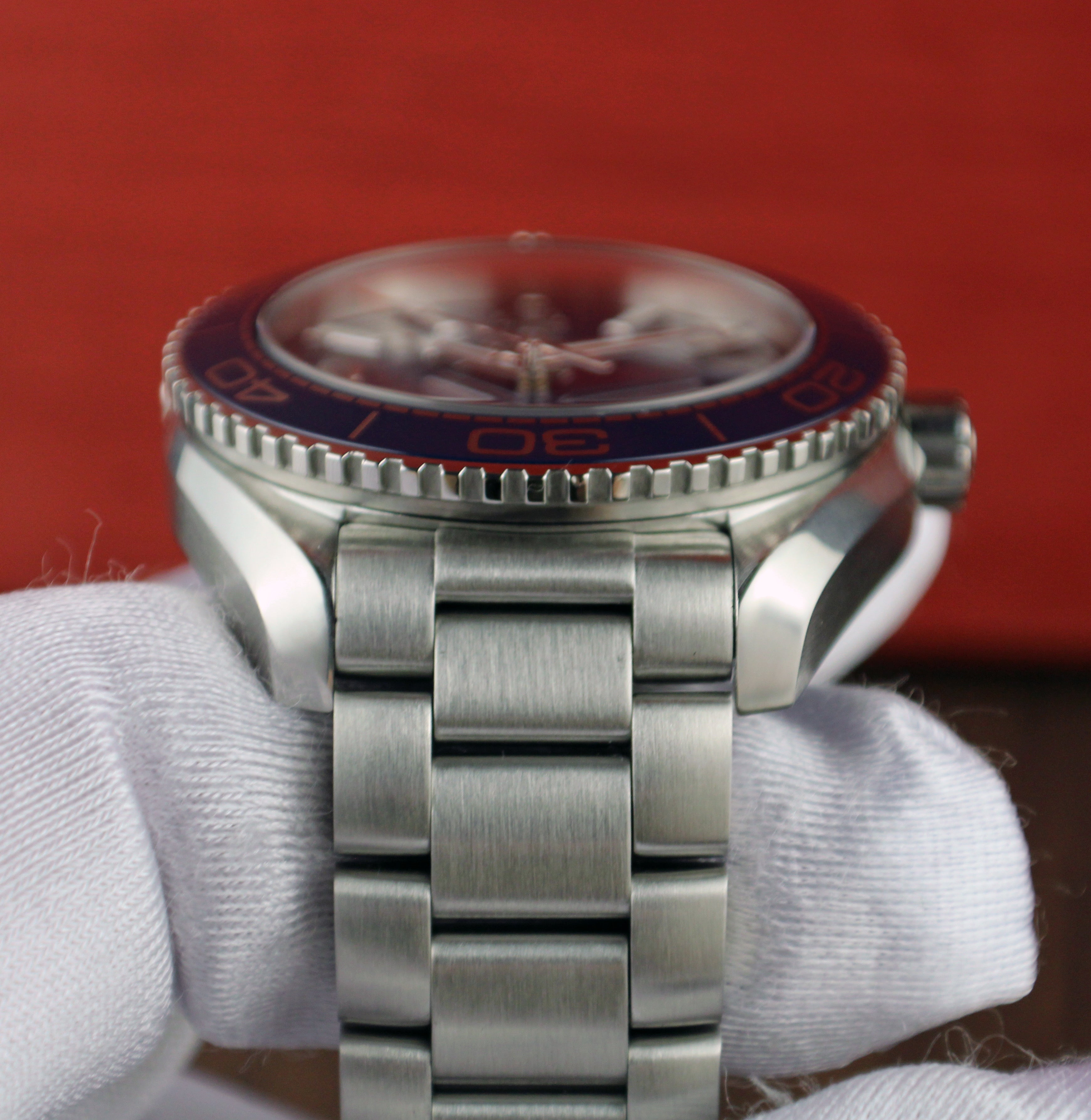 OMEGA Seamaster Planet Ocean 600M 215.30.40.20.03.001 Blue Dial Box Papers Cards