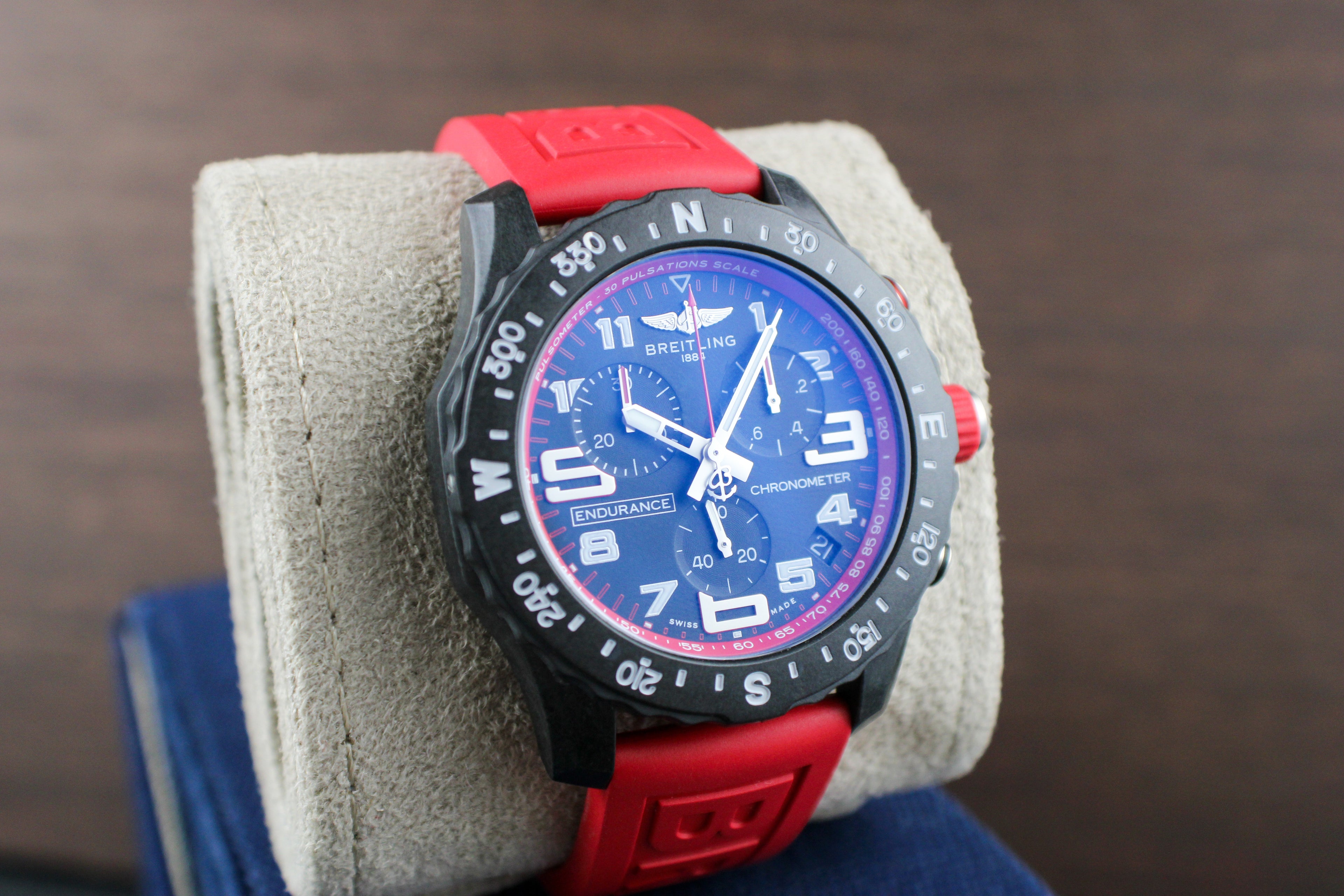 Breitling Endurance Pro X82310 44mm Red 2 OEM Straps.