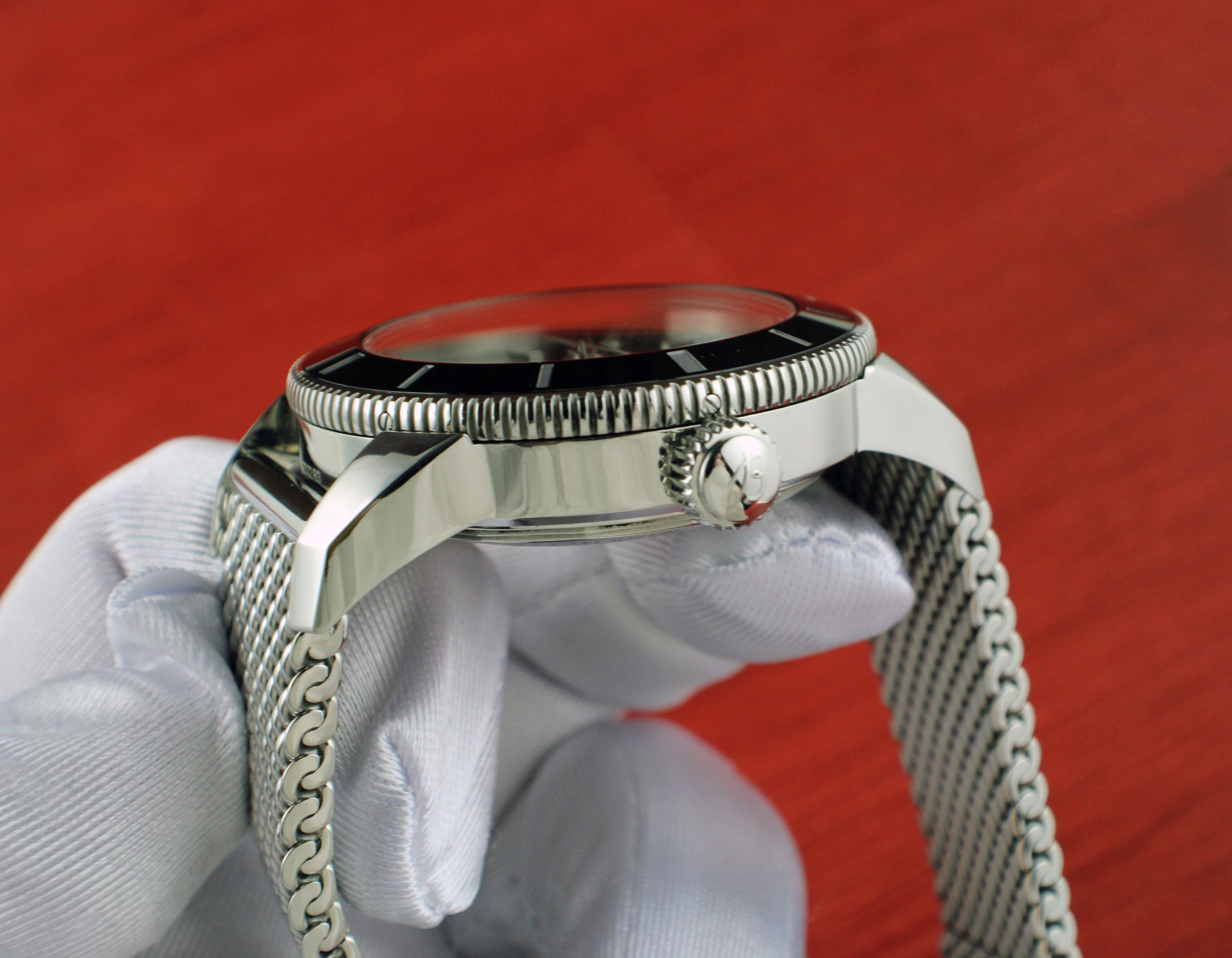 Breitling SuperOcean Heritage 44mm AB2030 Stainless Black Watch Box & Papers