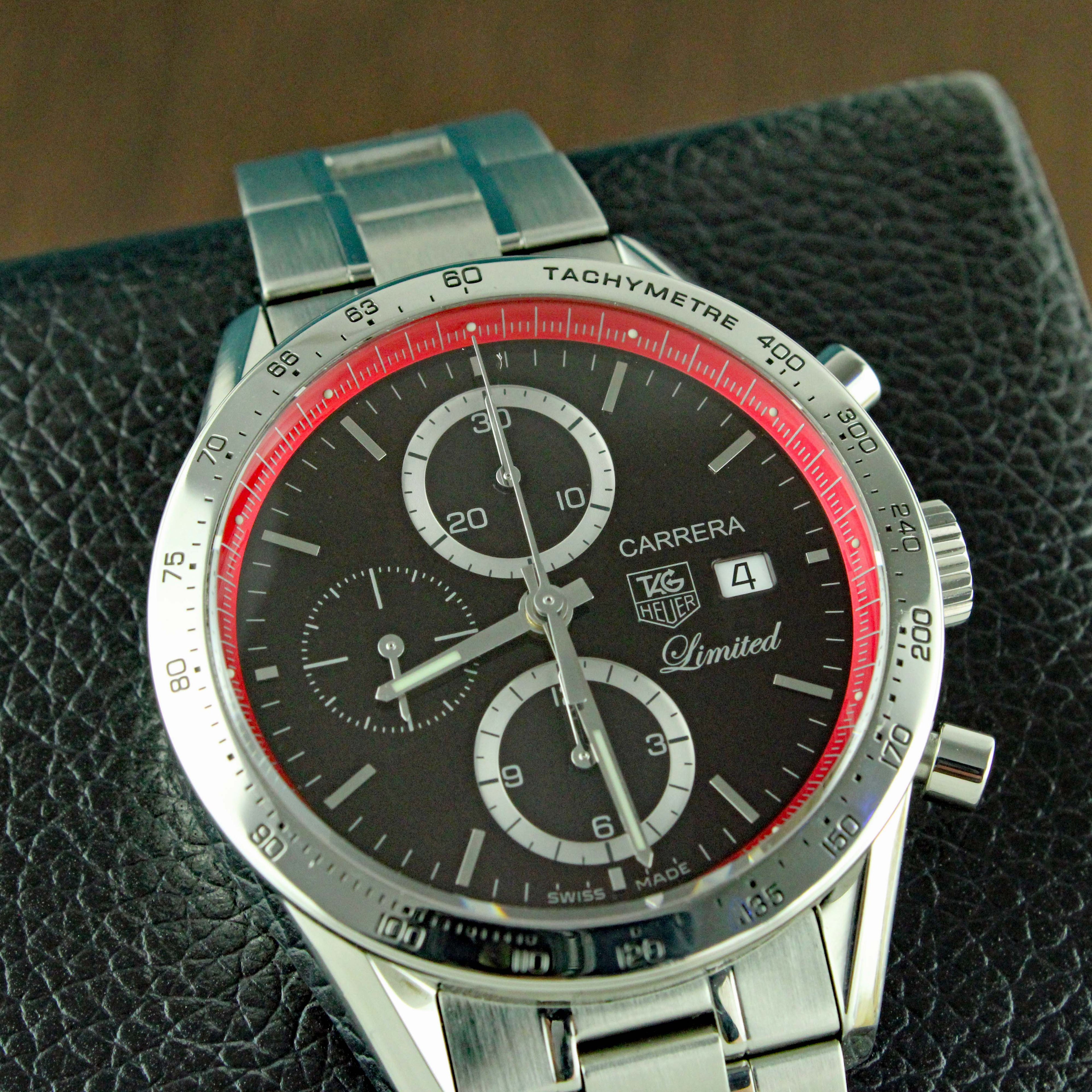 Tag Heuer EDICIÓN LIMITADA Carrera Cronógrafo Acero inoxidable