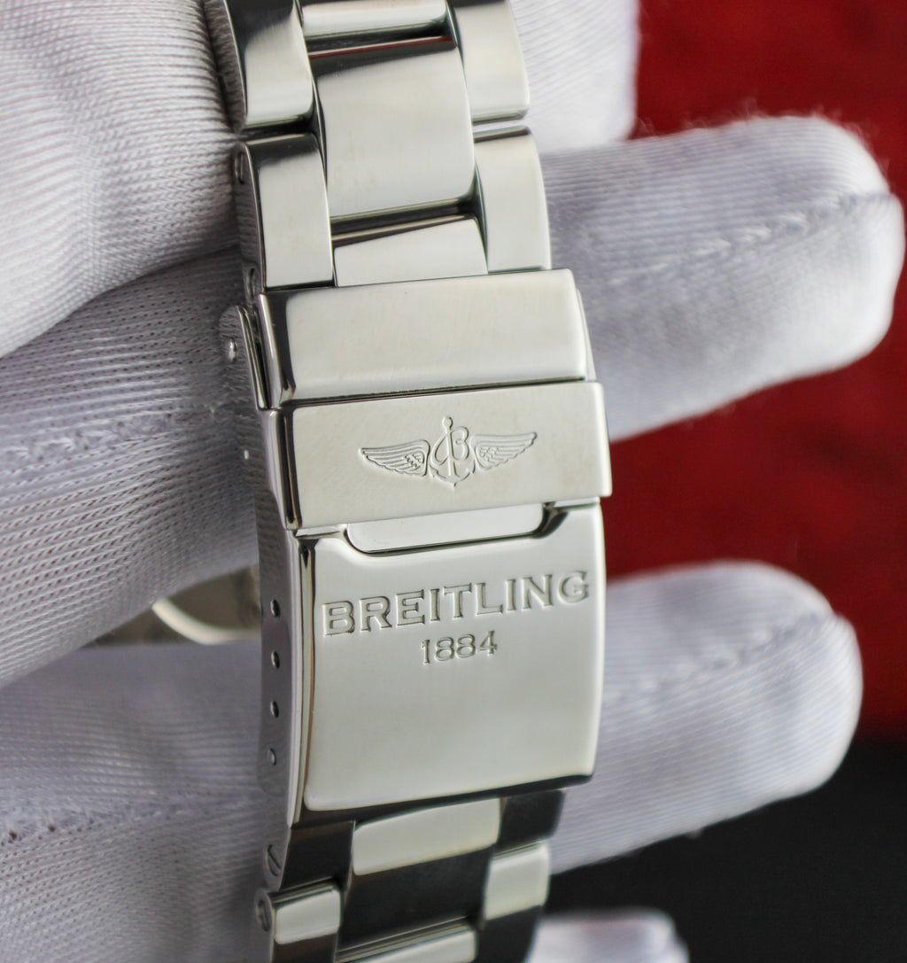 Breitling Super Avenger II A13371 Stainless Steel 48mm Box & Papers