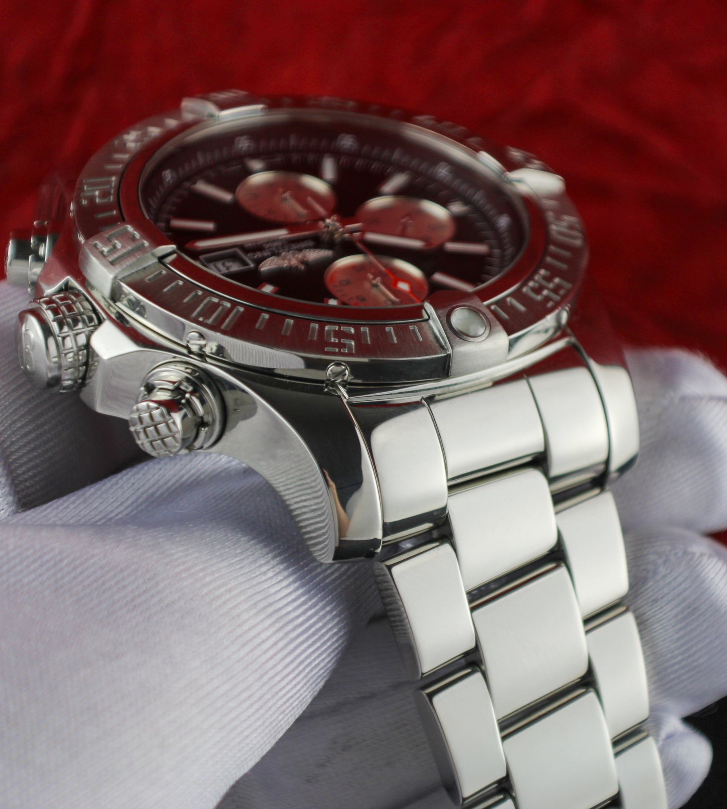 Breitling Super Avenger II A13371 Stainless Steel 48mm Box & Papers